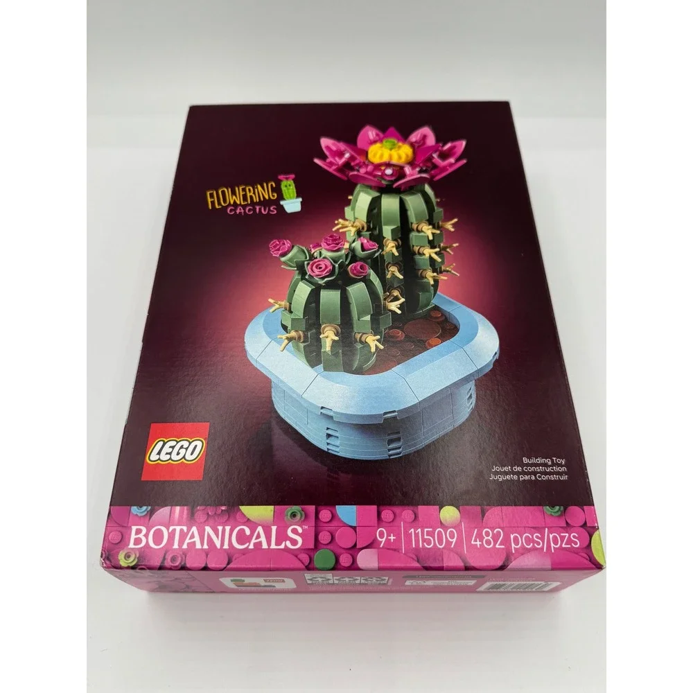 LEGO Botanicals Flowering Cactus 11509 Building Toy Set 482 Pieces New Box